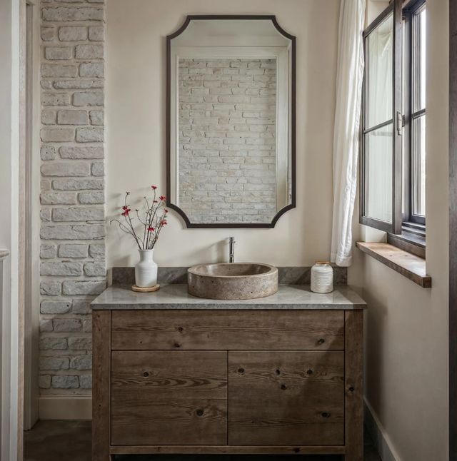Renwil® Torre Dark Antique Bronze Accent Mirror-1