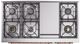 Ilve® Nostalgie II Series 48" Antique White Pro Style Dual Fuel Range-2
