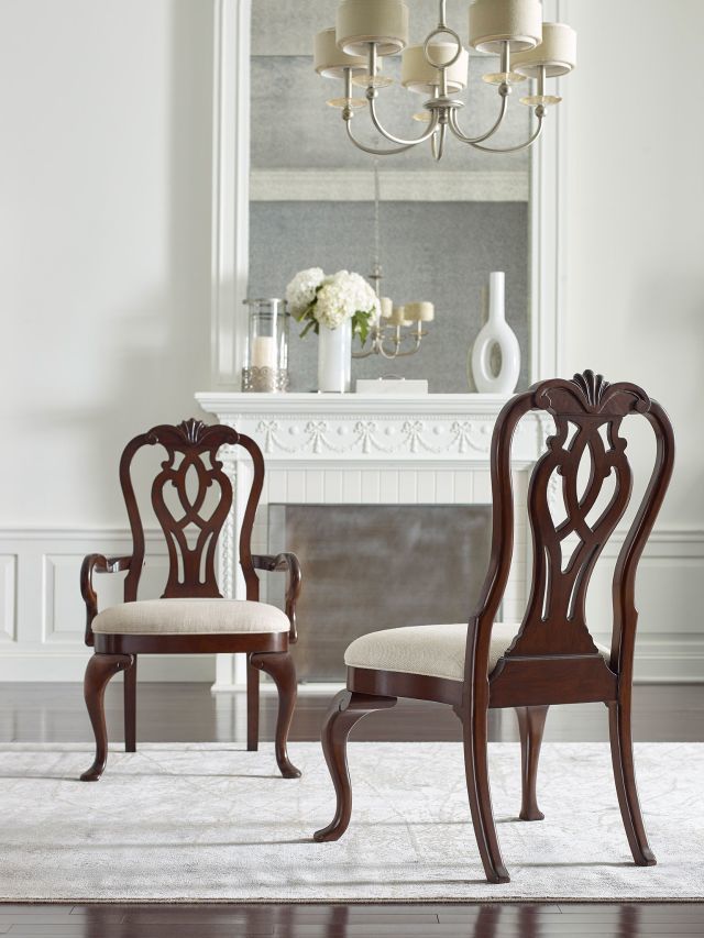 Kincaid® Hadleigh Queen Anne Wild Black Cherry Arm Chair-1