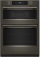 KitchenAid® 30" Black Ore Smart Oven/Micro Combo Electric Wall Oven with Intelligent Cooking Camera-0