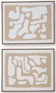 Signature Design by Ashley® Waldett 2-Piece Beige/White Wall Art Set-3