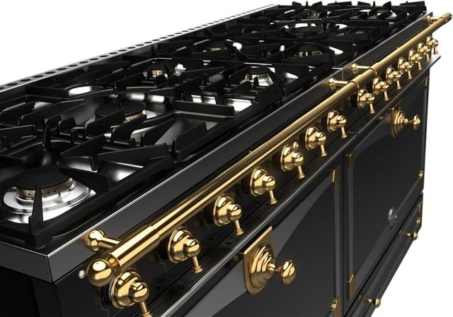 La Cornue Cornufé 90 Albertine Polished Brass Induction Range Joiner Kit-1