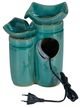 A & B Home Blue 3-Tier Outdoor Decorative Water Fountain-1