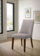 Furniture of America® Woodworth 2-Piece Gray/Walnut Dining Side Chair Set-3