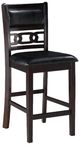 New Classic® Home Furnishings Gia 5-Piece Ebony Circle Counter Dining Set-3