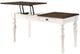 Steve Silver Co.® Joanna Ivory/Mocha Lift-Top Desk-0