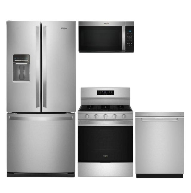 Whirlpool® 4 Piece Stainless Steel Kitchen Package-0