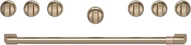 Café™ 36" Brushed Bronze Pro Range Handle and Knob Kit-0