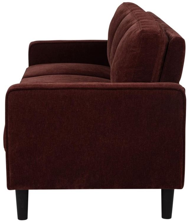 Coaster® Ruth Rust Red Upholstered Sofa-3