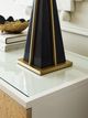 Wildwood Lamps Portofino Antique Brass/Natural Black Table Lamp-2