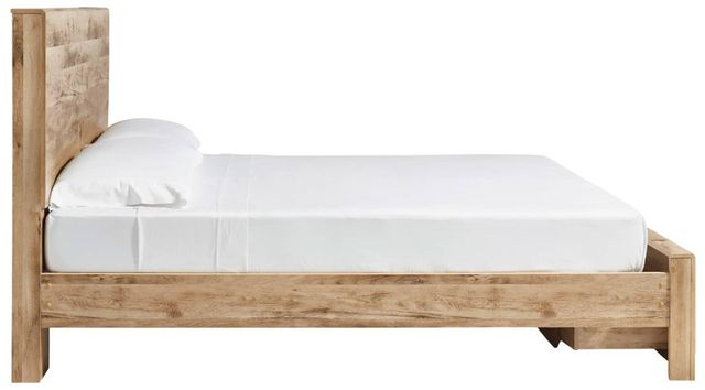 Signature Design by Ashley® Hyanna Tan Brown King Storage Panel Bed-2