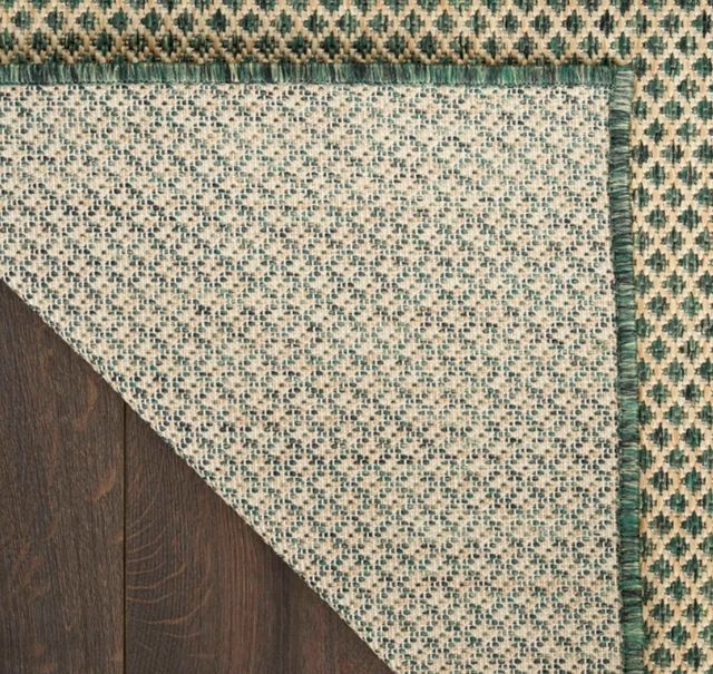 Nourison Home™ Courtyard COU01 Green 5'x7' Area Rug-2