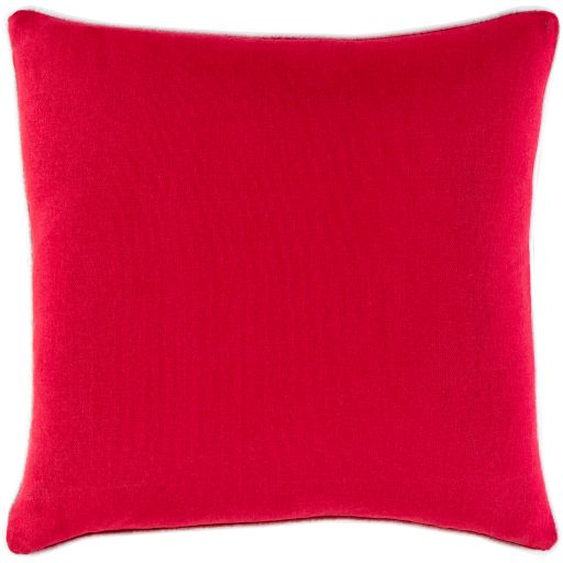 Surya Buffalo Plaid Bright Red 20"x20" Toss Pillow with Pillow Insert-1
