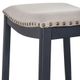 Liberty Furniture Vintage Series Navy Backless Upholstered Counter Chair-4