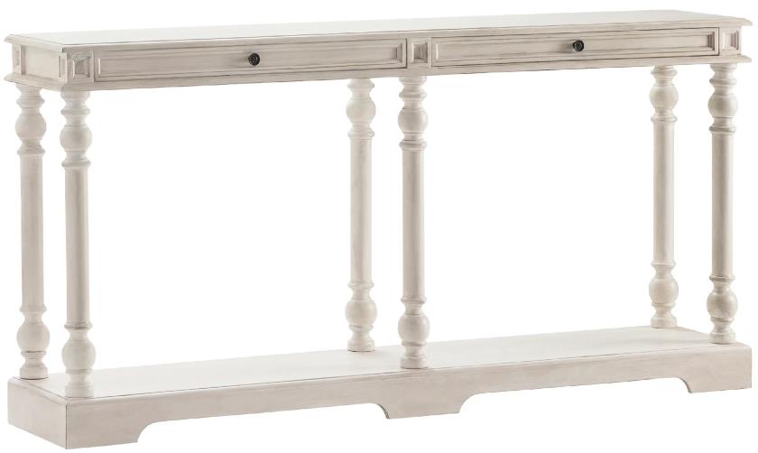 Crestview Collection Carrolton White Console Table | Big Sandy