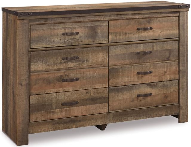 Signature Design by Ashley® Trinell 3-Piece Brown Full Bookcase Headboard Bed Set-2
