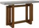 ACME Furniture Keven Gray Sofa Table with Walnut Base-0