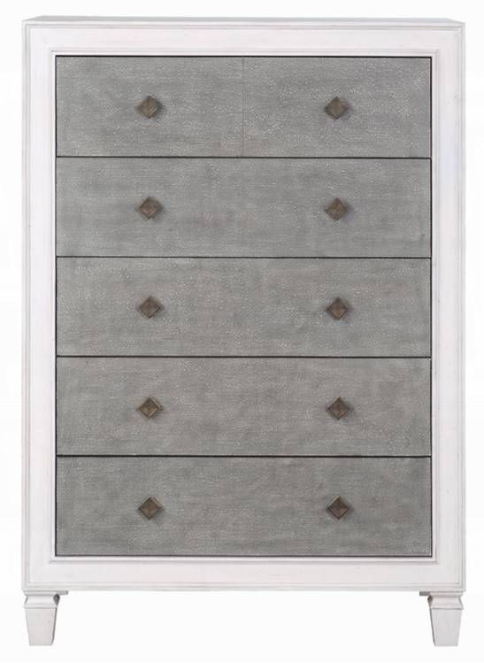 ACME Furniture Katia Rustic Gray/White Chest-3