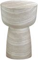TOV Furniture Charra Travertine Concrete Indoor/Outdoor Side Table-3