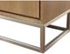 Modus Furniture One Brushed Stainless Steel/White Oak Sideboard-3