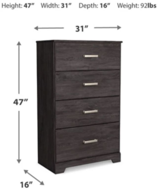 Signature Design by Ashley® Belachime Charcoal Chest-2