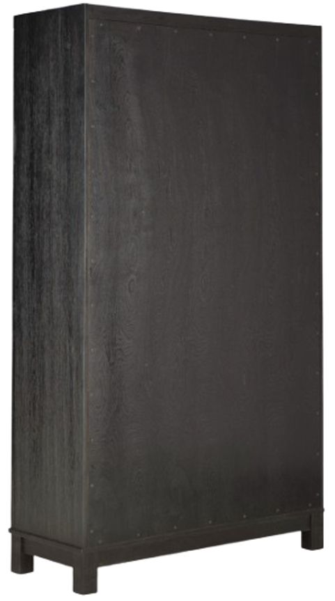 Signature Design by Ashley® Christop Black/Brown Accent Cabinet-3