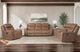 Corinthian Furniture Mocha Power Headrest Reclining Sofa-1