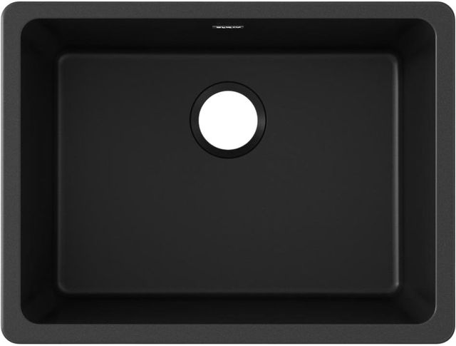 Elkay Quartz Classic® Black 24-5/8" x 18-1/2" x 9-1/2" Single Bowl Undermount Sink-1
