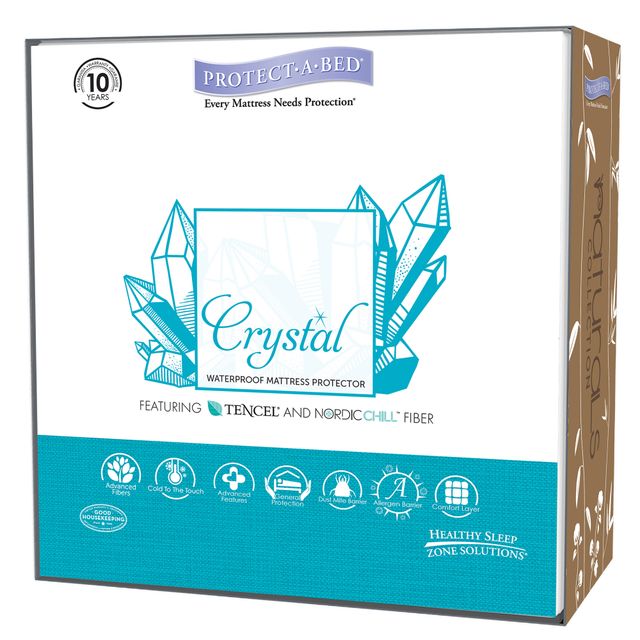 Protect-A-Bed® Naturals Crystal White Twin XL / Split King Mattress Protector-3