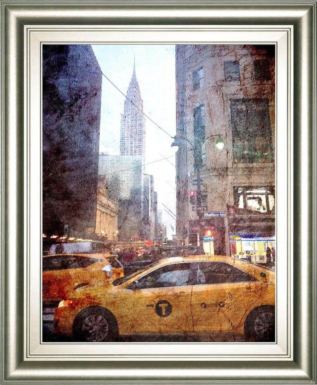 Classy Art Rainy Madison Ave by Acosta Wall Art-0
