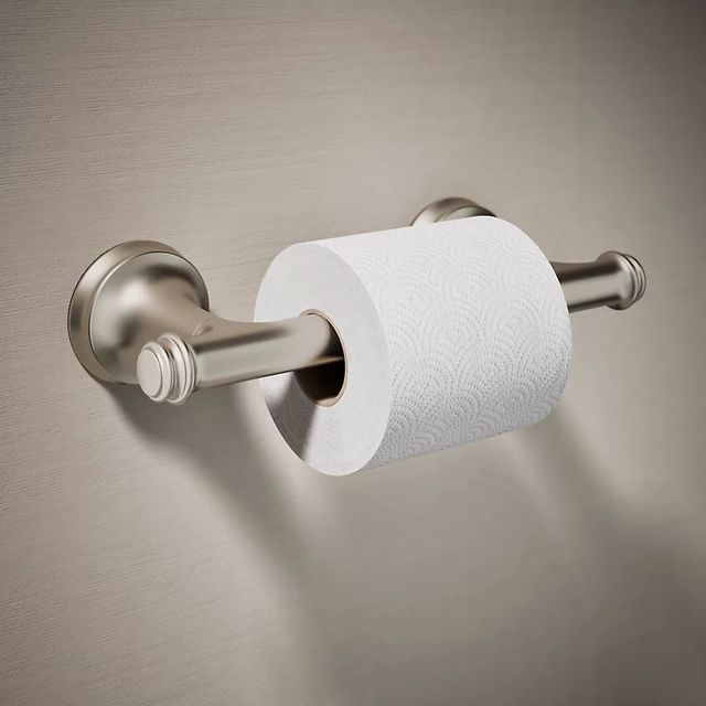 KOHLER® Bellera® Vibrant Brushed Nickel Pivoting Toilet Paper Holder-1