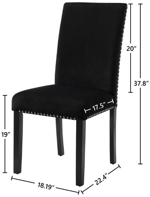 New Classic® Home Furnishings Celeste Black Dining Chair-2