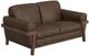 International Furniture Direct Loft Dark Brown Loveseat-0