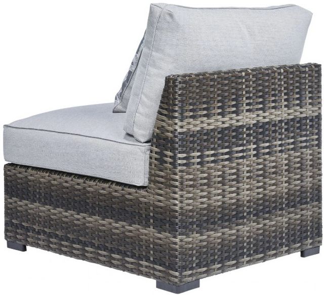 Signature Design by Ashley® Harbor Court 2-Piece Gray Armless Chairs-3
