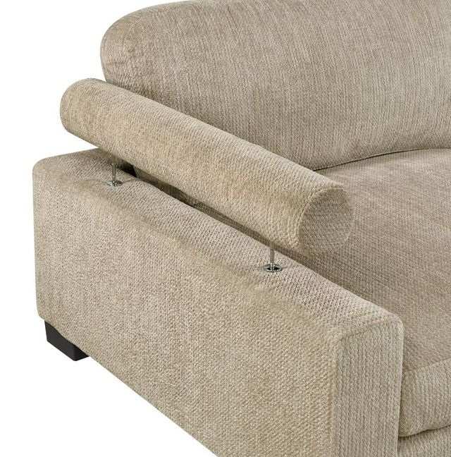 Homelegance® Tinley 6-Piece Brown Modular Sectional with Ottoman-3