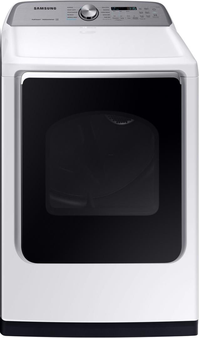 Samsung 7.4 Cu. Ft. White Front Load Gas Dryer-0