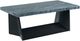 Elements International Beckley Dark Espresso Coffee Table with Dark Marble Top-0
