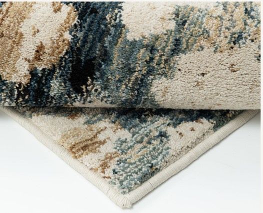 Orian Adagio Schimmel Multi Blue 5'x8' Area Rug-3
