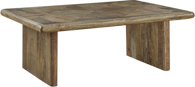 Signature Design by Ashley® Lawland Light Brown Coffee Table-0