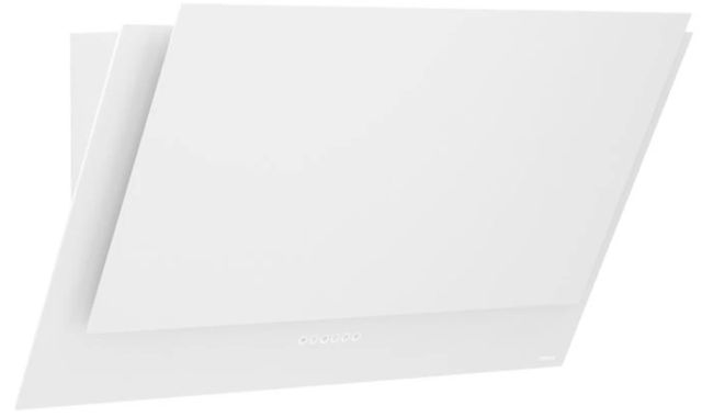 Zephyr Designer Collection Apex 36" Matte White Glass Wall Mounted Range Hood-1