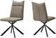 Monarch Specialties Inc. 2-Piece Black/Taupe Starburst Side Chair Set-1