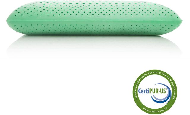 Malouf® Sleep Z® Zoned Dough® Peppermint Standard Pillow-2