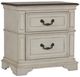 New Classic® Home Furnishings Anastasia 4-Piece Antique White Queen Panel Bedroom Set-4