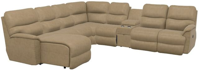 La-Z-Boy® Trouper 7-Piece Silt Power Reclining Sectional-0