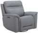 Liberty Furniture Cooper 3-Piece Blue Gray Leather Power Reclining Living Room Seating Set-4