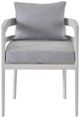 Universal Explore Home™ Coastal Living Outdoor South Beach Canvas Granite Aluminum/Fabric Dining Chair-2