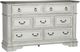 Liberty Furniture Abbey Park 4-Piece Antique White/Weathered Brown King Panel Bedroom Set-5