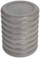 Classic Home Reva Dark Gray Concrete Outdoor End Table-2