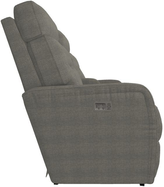 La-Z-Boy® Baron Granite Power Wall Reclining Loveseat with Console and Headrest-3