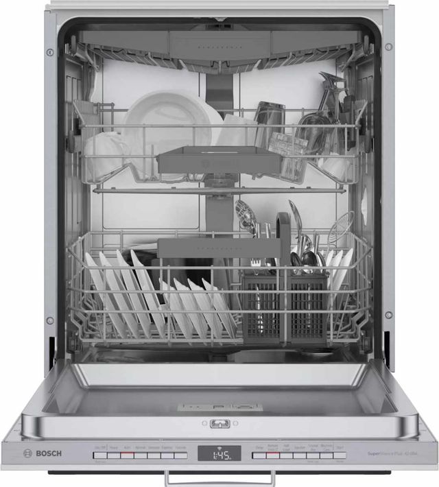 Bosch® 800 Series 24" Panel Ready Top Control Built In Dishwasher-3
